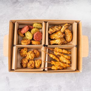 Gluten free savoury snacks for office lunch delivery