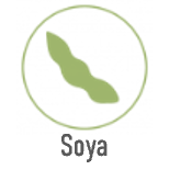 Food contains soya